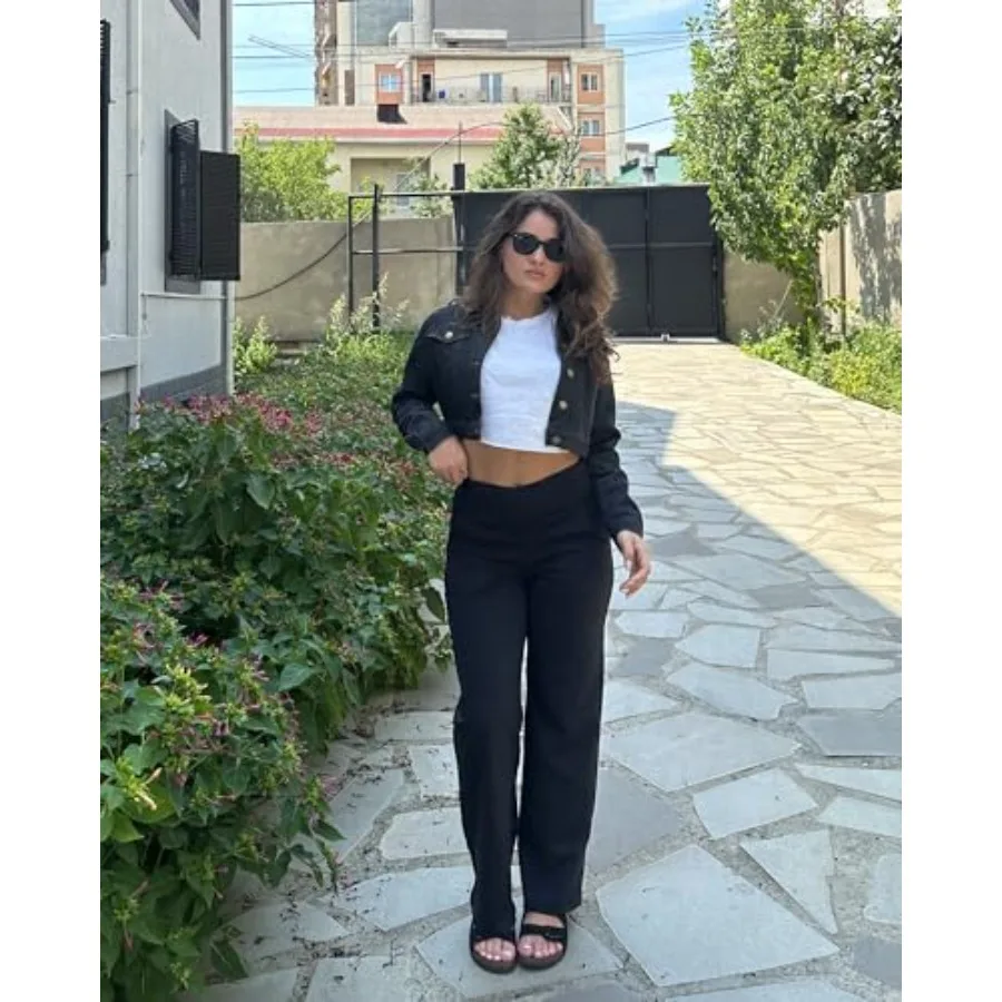 G4Free Wide Leg Pants for Women Loose Yoga Pants with Pockets Petite/Regular/Tall Stretch Casual Lounge Pants