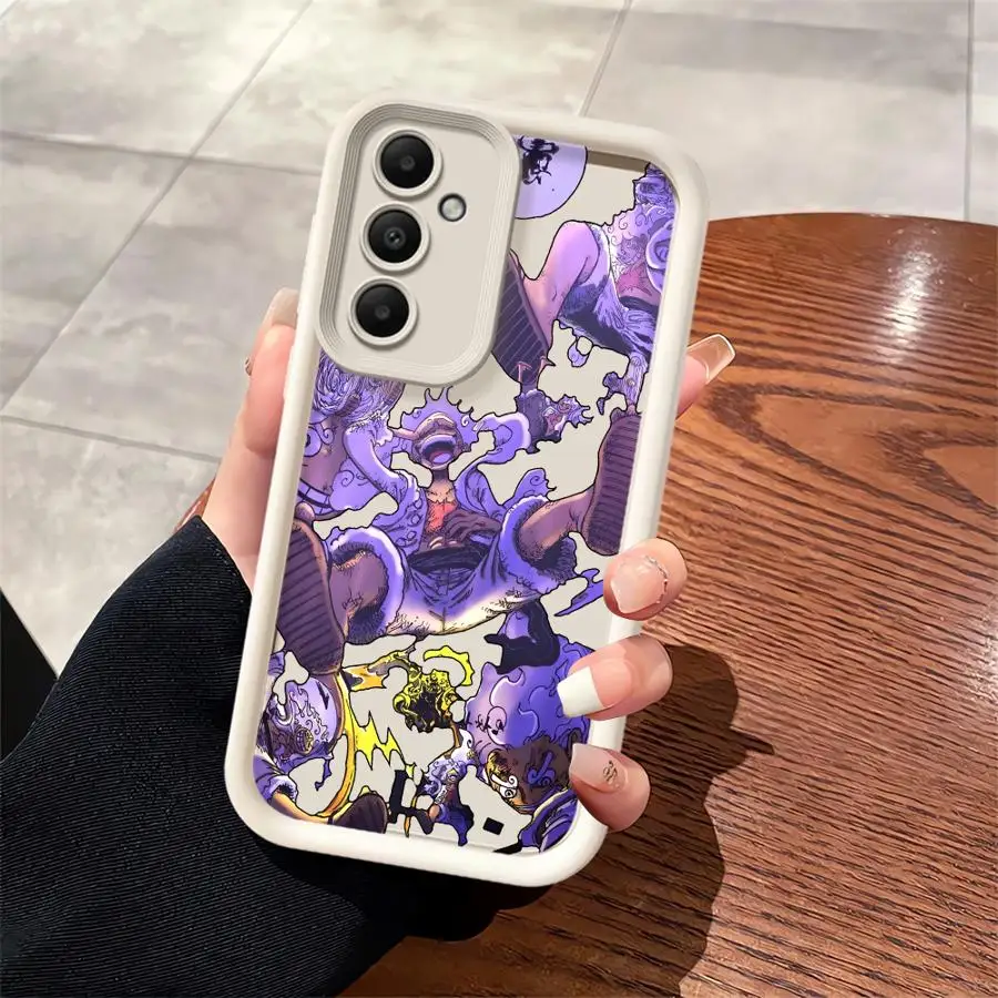 Phone Cover Case for Samsung Galaxy A17 A05 A20 A11 A13 A30 A50 A06 A04 A14 A16 A15 A12 A07 One Pieces Fifth Gear Luffys