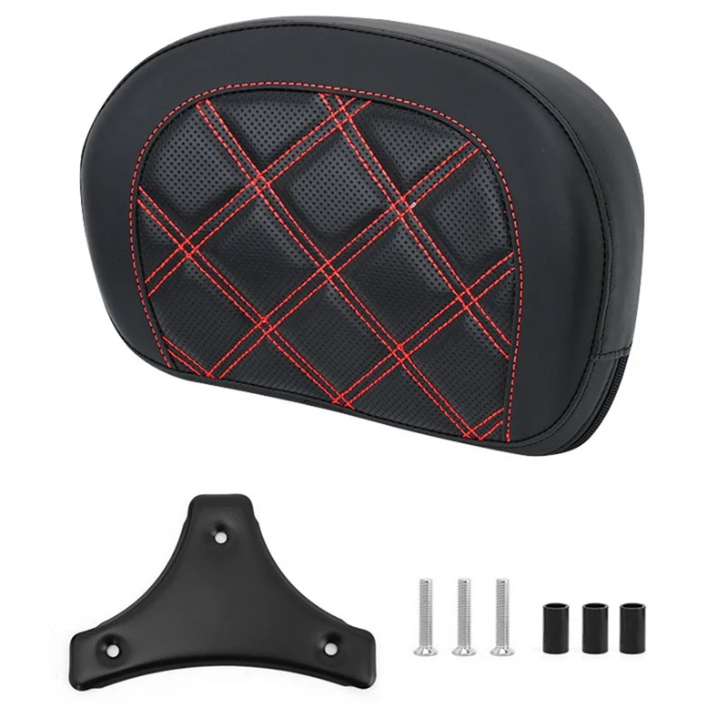 

Motorcycle Backrest Pad Forharley Glide Road King Traveler Motorcycle Accessories-A67F