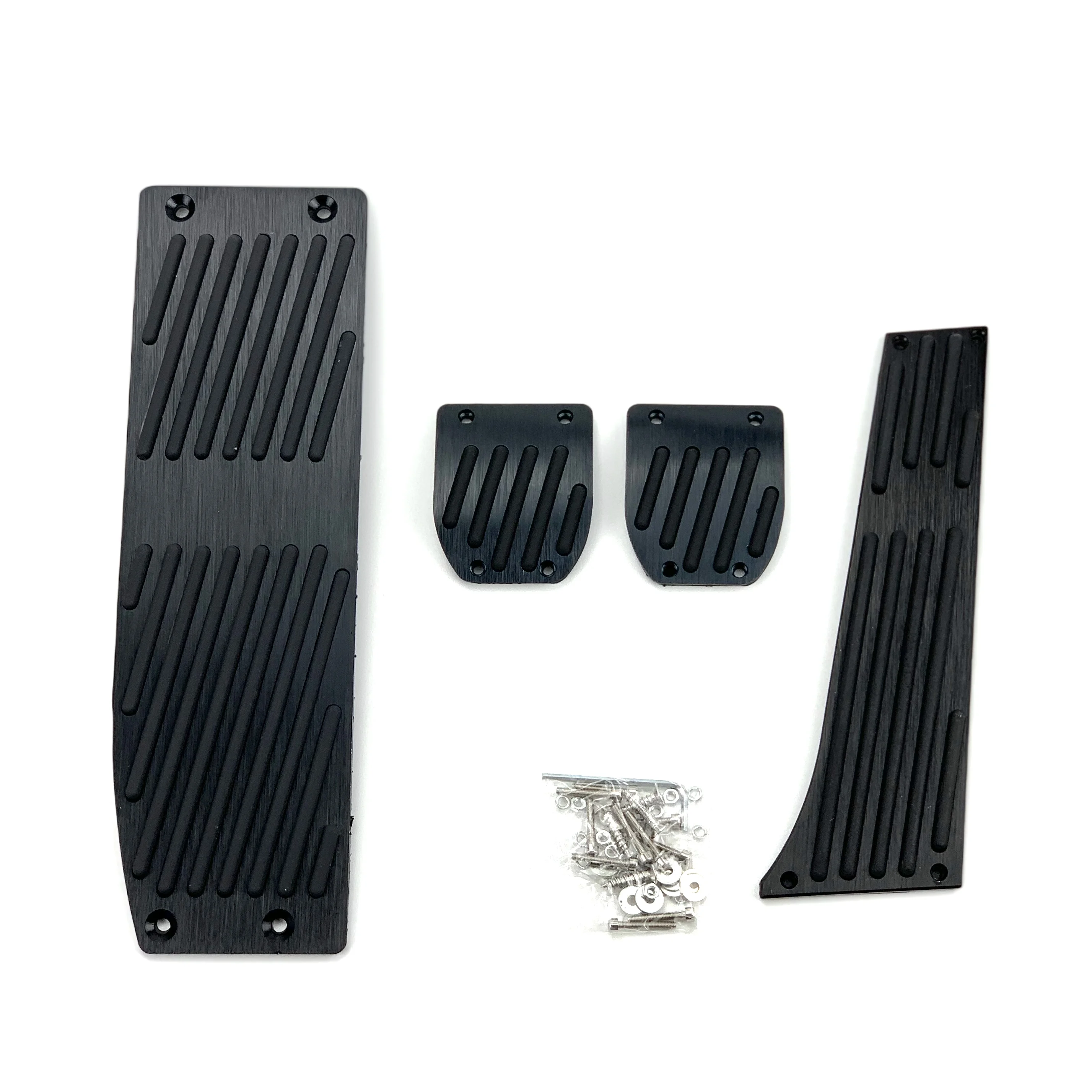 Car styling Black Aluminium Alloy footRest Gas pedal Brake Pedal for BMW E93 X1, 1,2,3,4-series E39 E46 E87 E84 E90 E91 E92