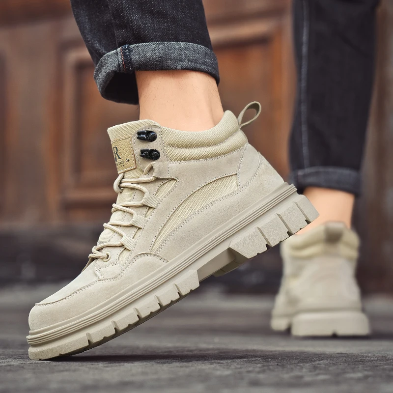 

Casual Shoes Thick sole and trendy men's brand design styles Fashion Party Daily high top shoes / boots Hot selling New youth