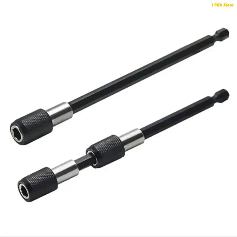 U1JB 3Piece Screwdriver Extension Rod 1/4Inch Shank For Indoor And Outdoor Task