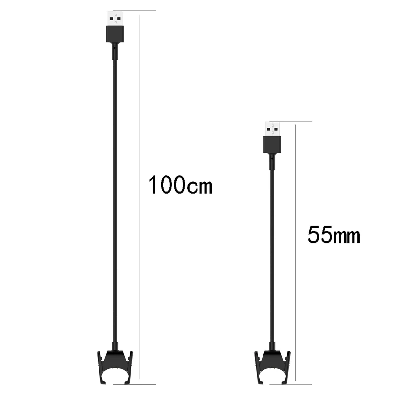 Cabo de carregamento USB para Fitbit Charge 4, Band Port, Line Dock, Carregador Adaptador, 3