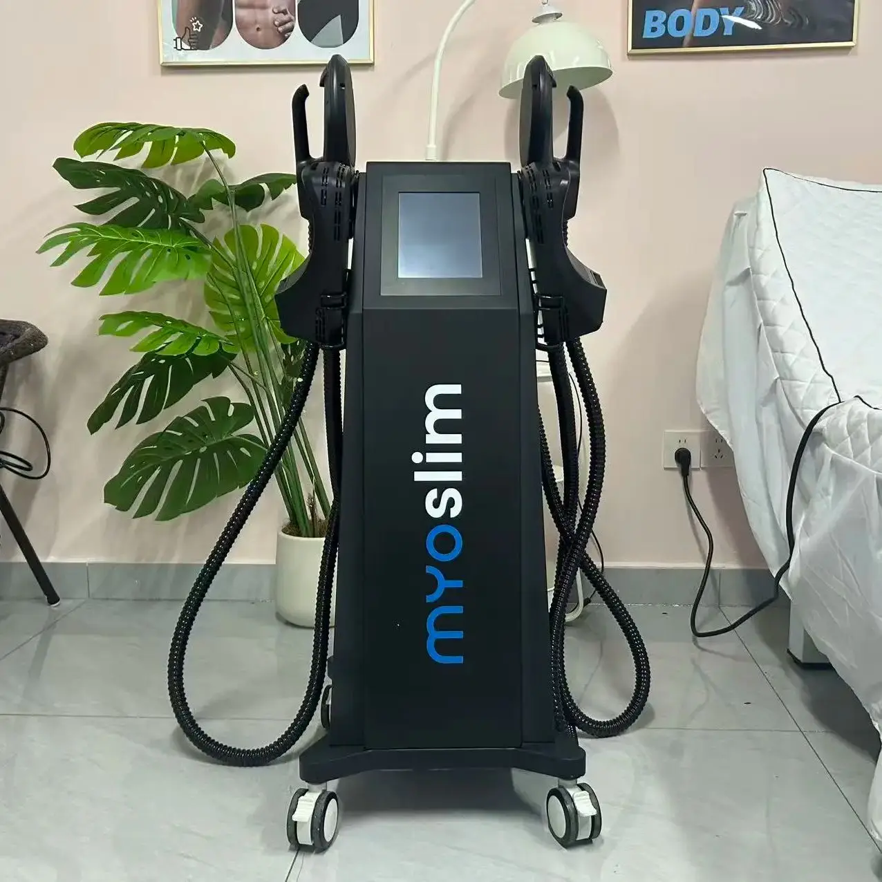 Novo myosilm neo profissional ems pro ultra rf máquina ems escultura corporal machie HI-EMT nova ems eletro esculpir rf salão de beleza