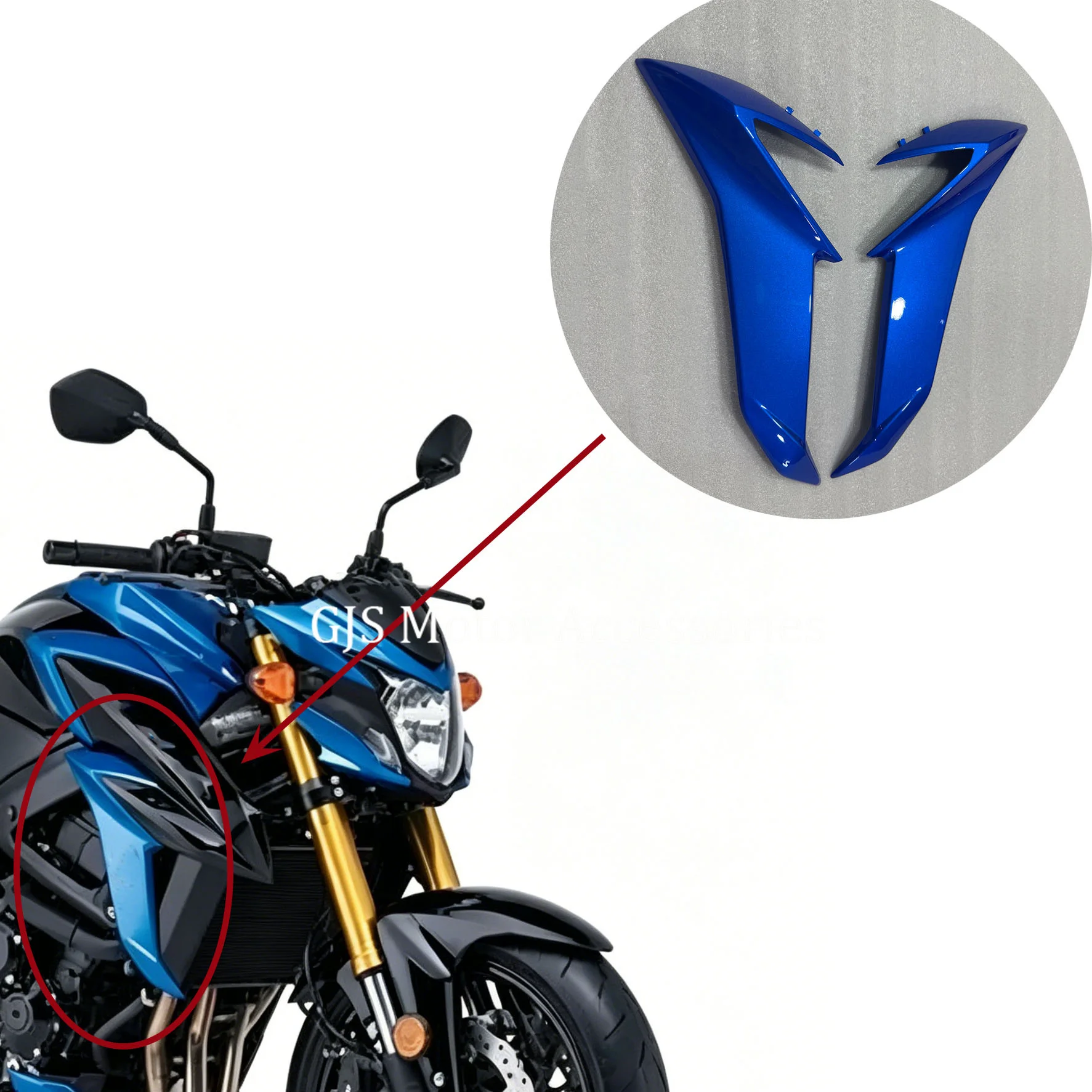 

THE Side Frame Fairing Cowl Cover Fit For GSX-S 750 GSX-S750 GSXS750 gsx-s750 2017 2018 2019 2020-2021