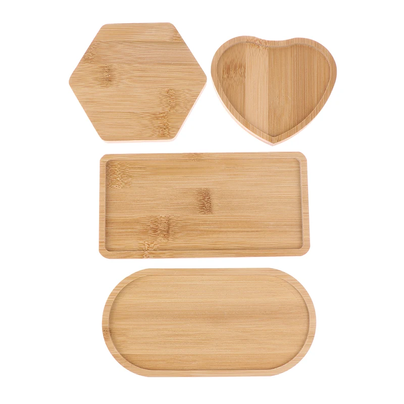 Beautiful Elastic Moistureproof Wooden Soap Dispenser Tray Vanity Countertop Bottles Organizer Holder DIY Heart -shaped Coasters