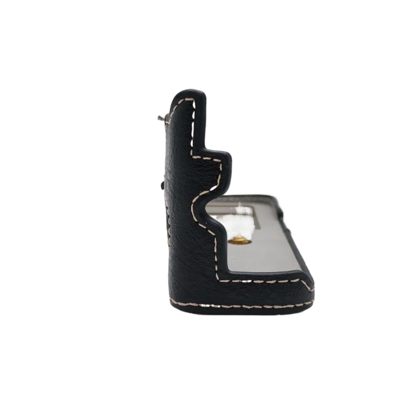 Bolsa protetora de meia capa de couro PU para câmera compatível com Fuji XT5