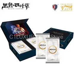 Wholesale Black Clover Collection Card for Child Japanese Anime Original TCG Cartas Games Card Box Children Toys Birthday Gifts