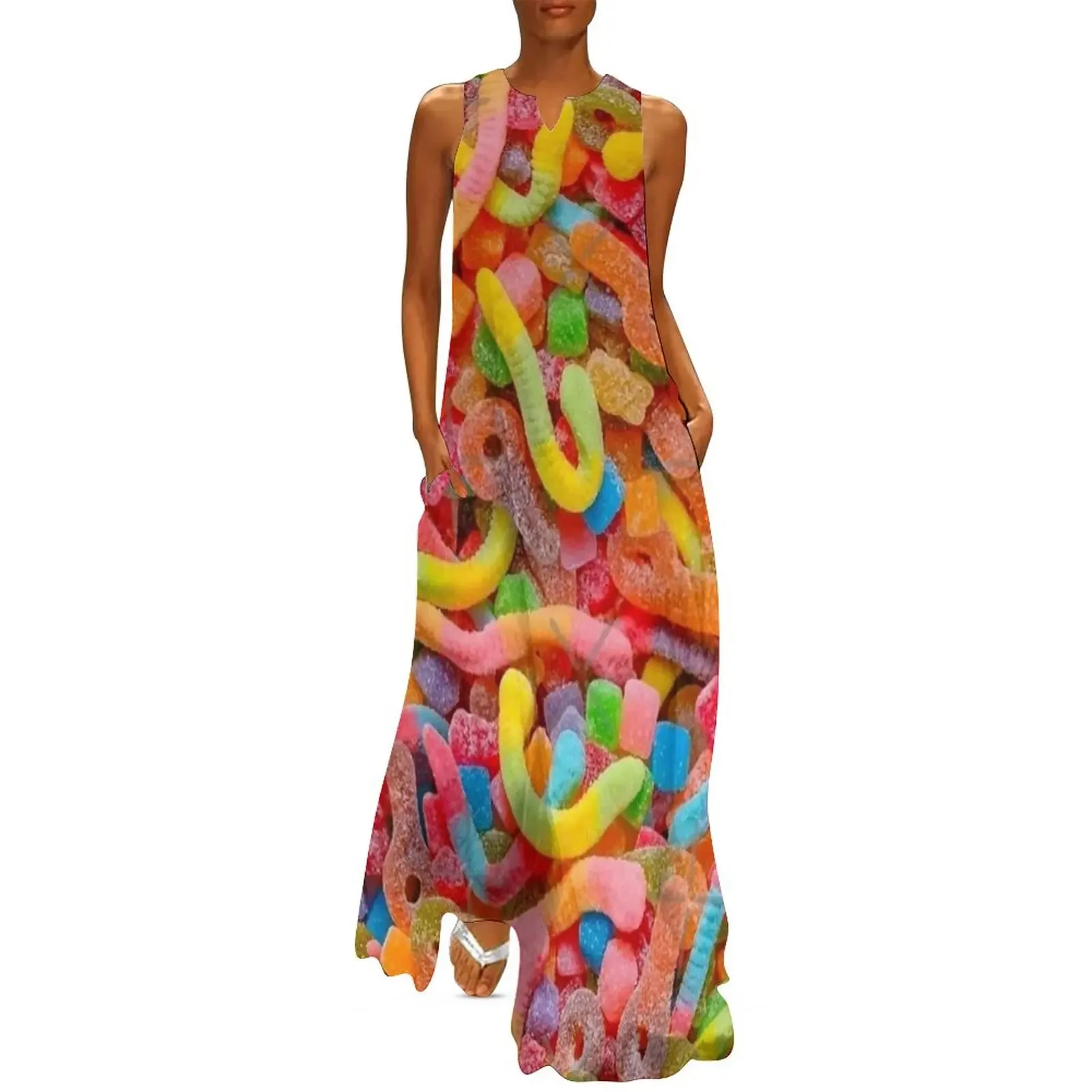 

Gummy Worms Candys Long Dress summer dress woman 2025 dress dresses