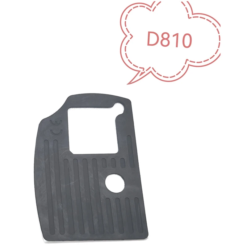 Câmera Digital SLR Bottom Rubber, Peças de reposição ABS para Nikon, D810, 1 Pc