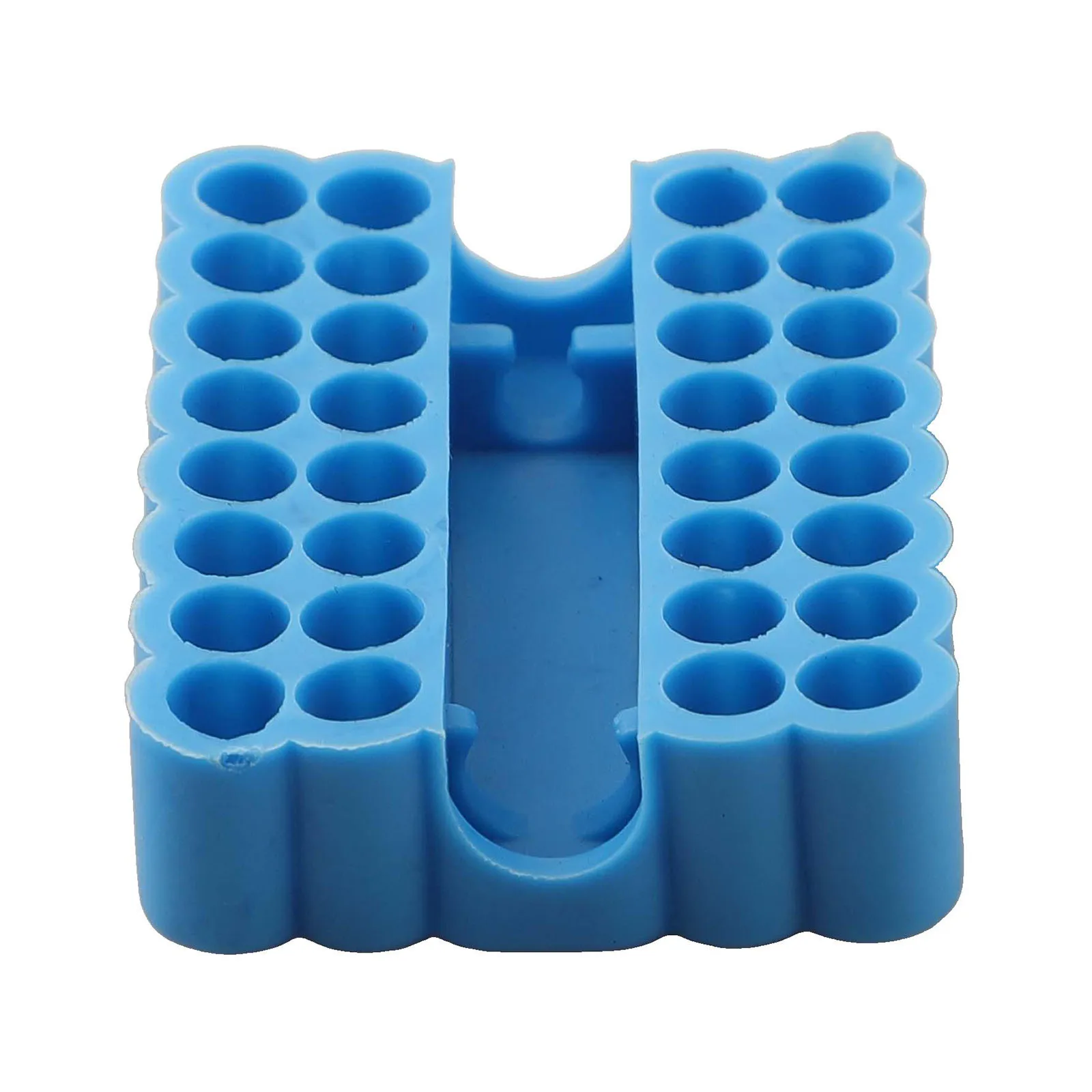 2PC 32 Holes Hex Shank Screwdriver Bits Holder Organiser For Storage For 6.35MM 1/4 Shank Storage Box Plastic Portable Bits Rack