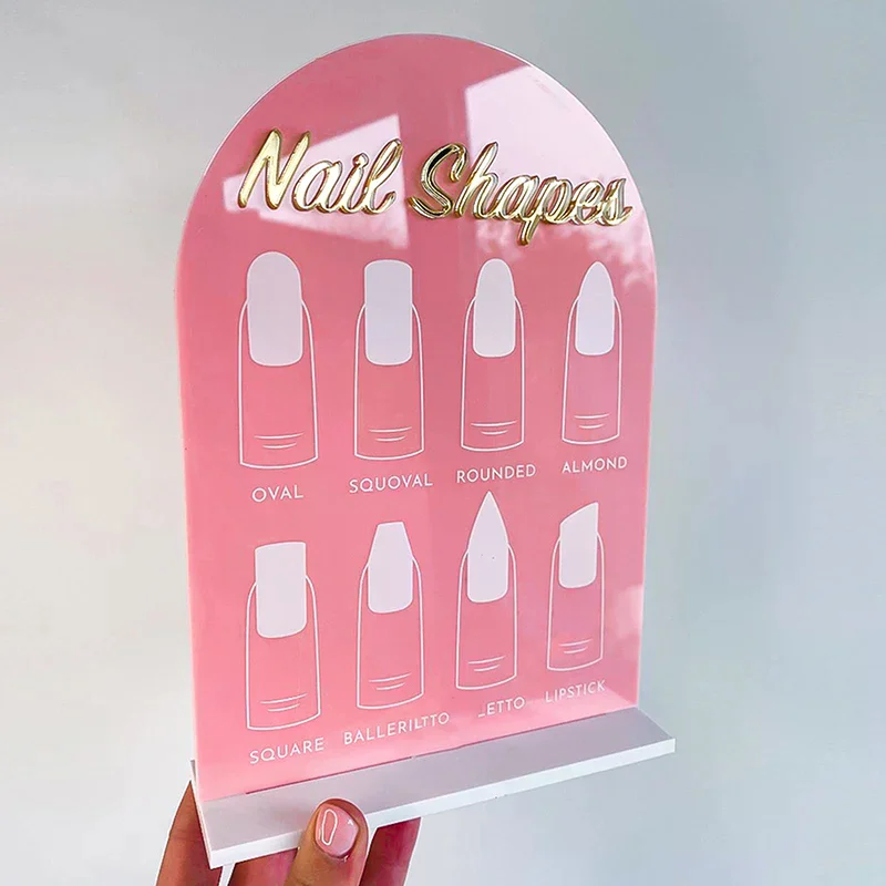 Panneau d'affichage pour Nail Art, accessoires pour Salon de manucure, présentoir de pointe d'ongle en forme d'ongle, outil de support de manucure pour Nail Art