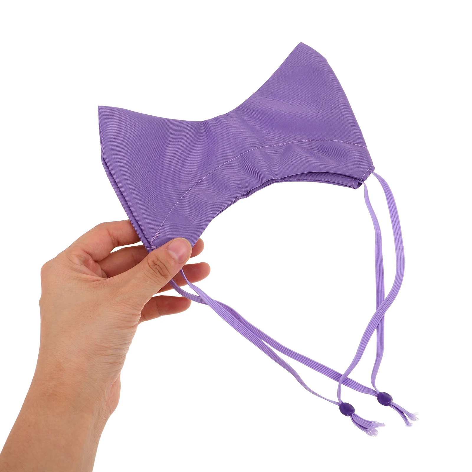 

2 Pcs Water Proof Pet Waterproof Shower Cap Oxford Cloth Adjustable Cats Ear Cover