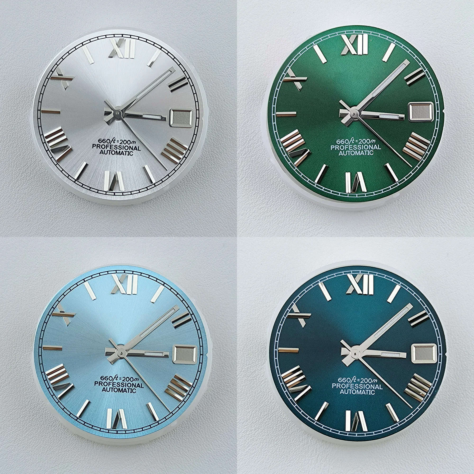 36mm/39mm NH35 Case Roma Dial Hands Stainless Steel Sapphire Glass for Datejust NH35/NH36 Automatic Movement Watch Accessories