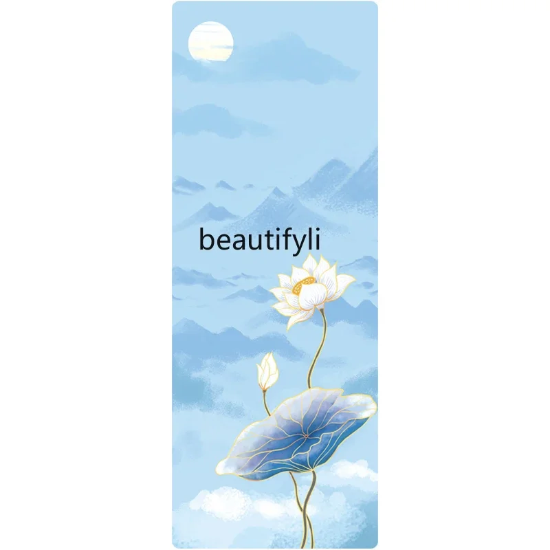 A49 Yoga Mat Towel Non-slip Thin Portable Suede Foldable Home Carpet