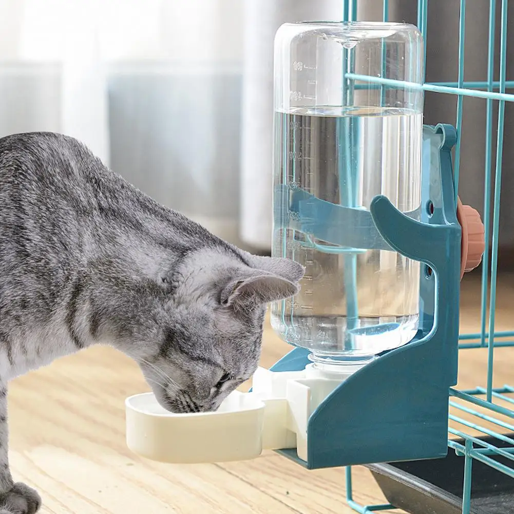 Pet Hanging Automatic Water Fountain Hamster Hanging Cage Rabbit Automatic Water Refill Anti-tip Water Bowl Pet Supplies