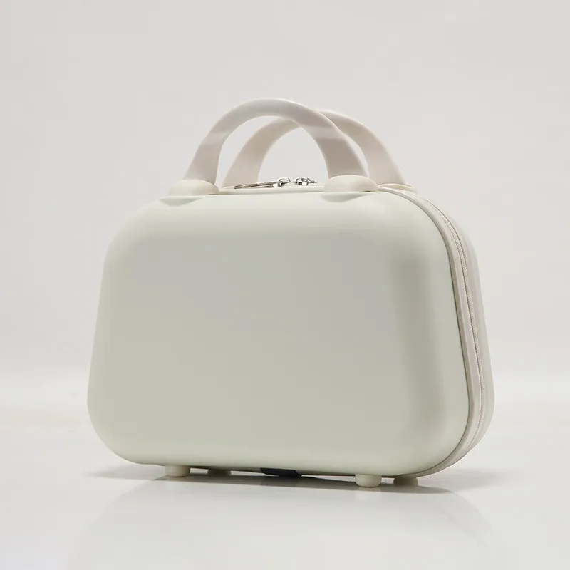 Travel Makeup Bag High-End 12-Inch Portable Travel Case Women's Mini Makeup Box Storage Bag