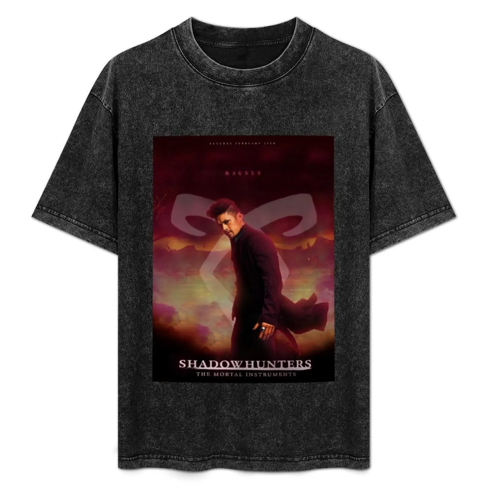 Magnus Bane ? Poster T-Shirt shirts graphic Blouse for a boy korean fashion workout shirts for men