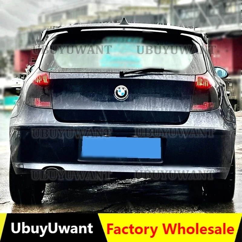 

Roof Spoiler for BMW 1 Series E81 E82 E87 E88 2004-2011 REAR WING SPOILER Abs Carbon Look Lip Spoiler Hatchback Universal