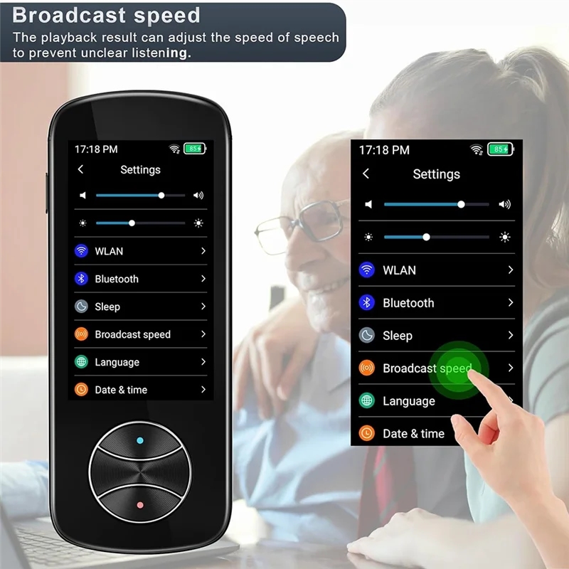 

Устройство переводчика FAST-Language Не требуется Wi-Fi, мгновенный двусторонний языковой переводчик с 137+ языками, прочный, простой в использовании