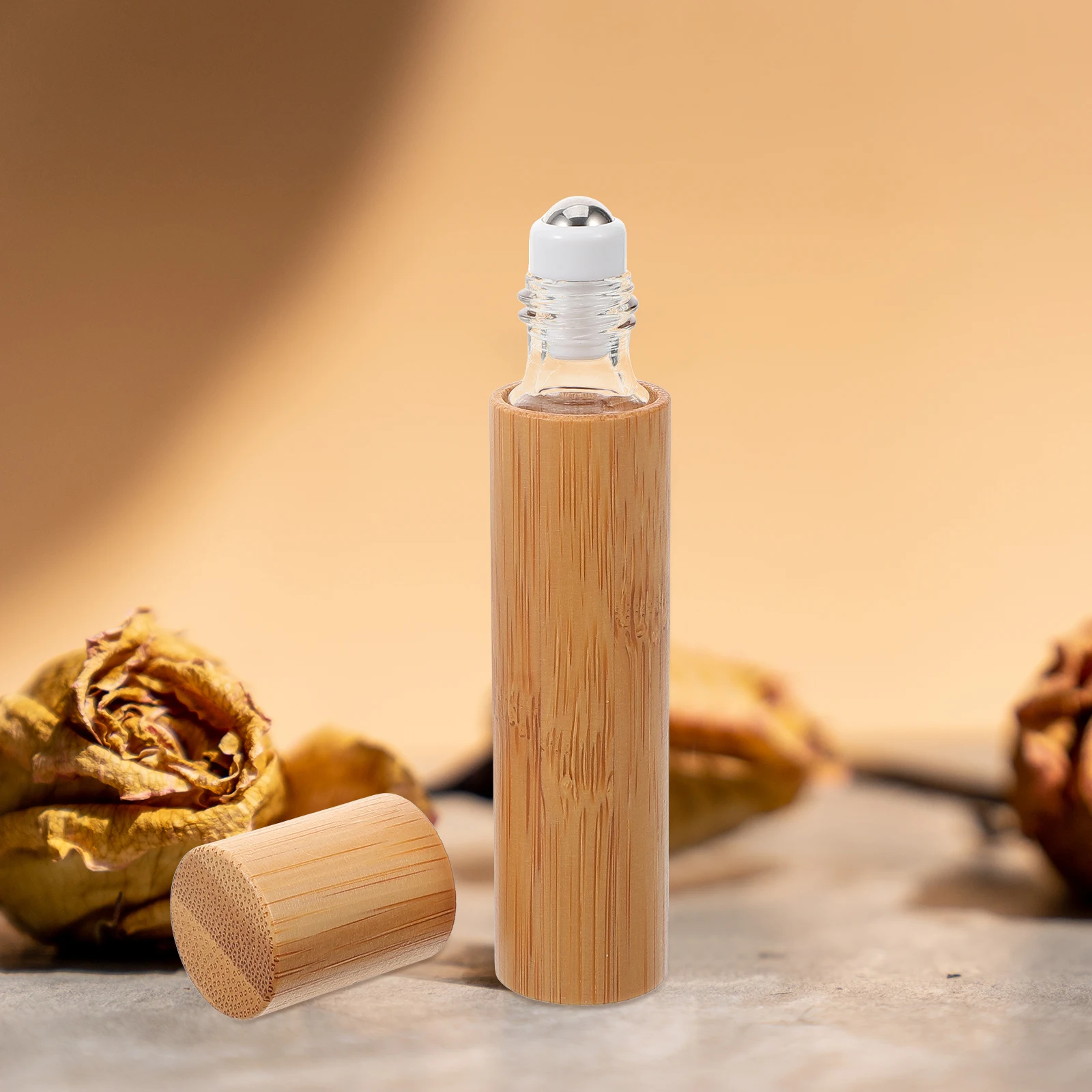 

Glass Roller Bottle 10ml Essential Oil Empty Perfume Dispensing Container Refillable Bottles Travel Small Oil