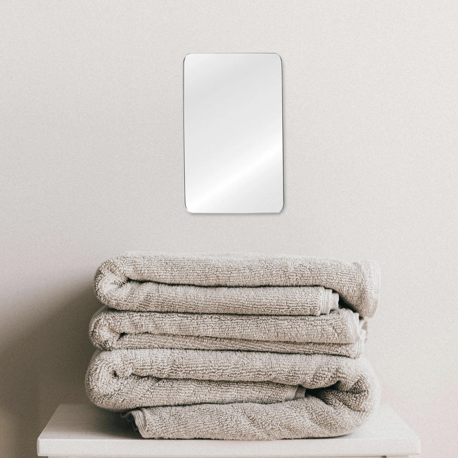 

4Pcs Acrylic Mirror Tiles Self Adhesive Wall Stickers Sheets Safe Reusable Home Decoration DIY Craft Bedroom Living Room