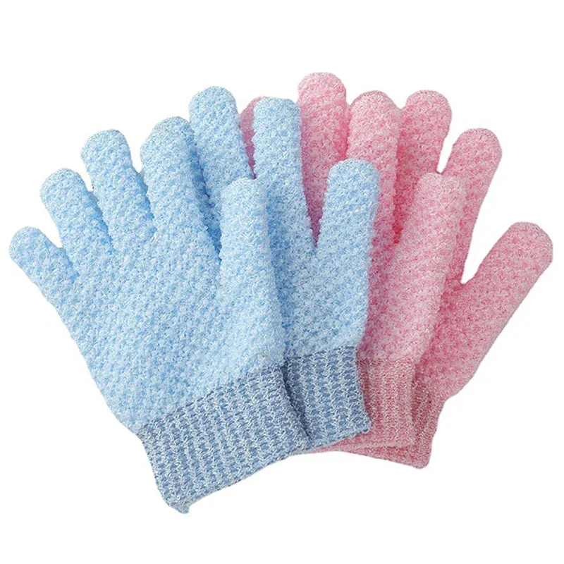 1Pc Douche Scrub Handschoenen Bad Voor Peeling Exfoliërende Handschoenen Massage Voor Body Scrub Spons Wassen Huid Hydraterende Spa Handschoen