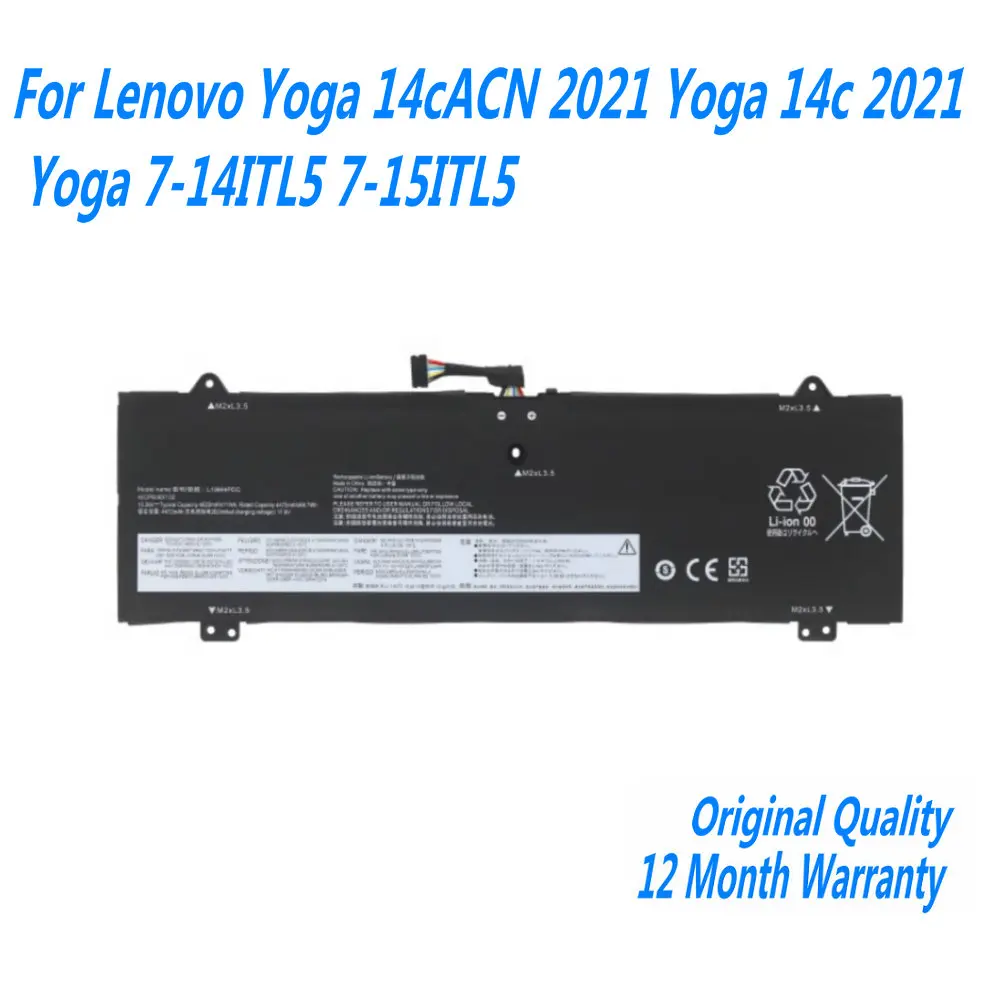 Новый аккумулятор для ноутбука L19L4PDC L19C4PDC L19M4PDC для Lenovo Yoga 14cACN 2021 Yoga 14c 2021 Yoga 7-14ITL5 7-15ITL5 15,36 В 71WH