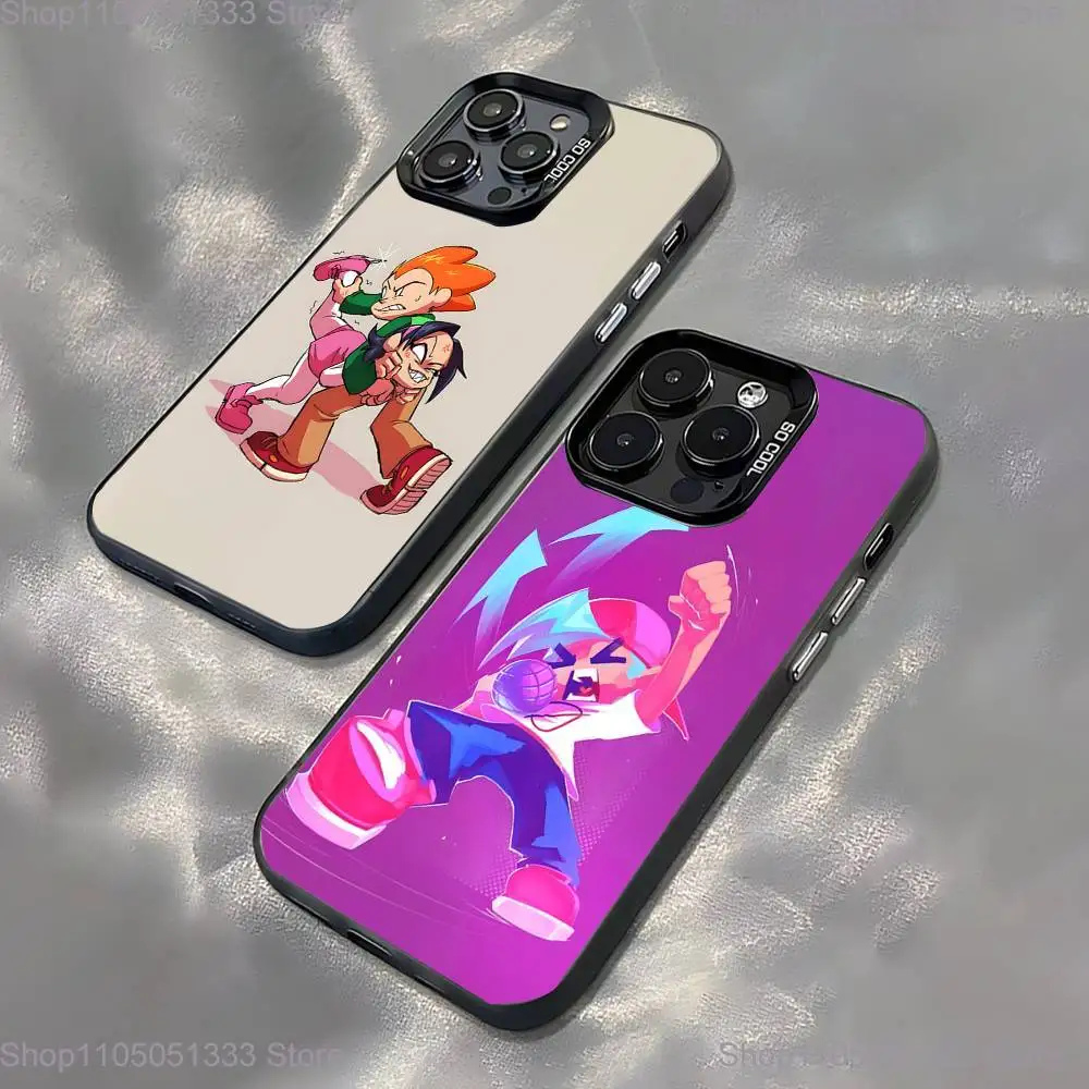 

Game F-Friday Night Funkin Phone Case For iPhone 16,15,14,13,12,11,Pro,XS,Max,Plus,Mini,SE Black Candy Matte Shockproof Cover