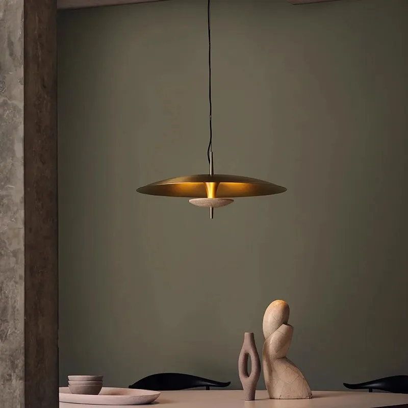 Nordic Pendant Light Postmodern Minimalist Restaurant, Coffee Shop, Bar Counter, Marble Lighting Fixtures, Danish Designer