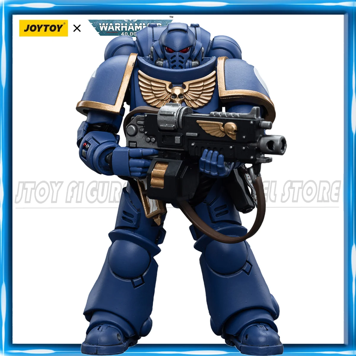 [IN STOCK] JOYTOY Warhammer 40K 1/18 Action Figures Ultramarines Intercessors V5 Anime Model Toy Gifts