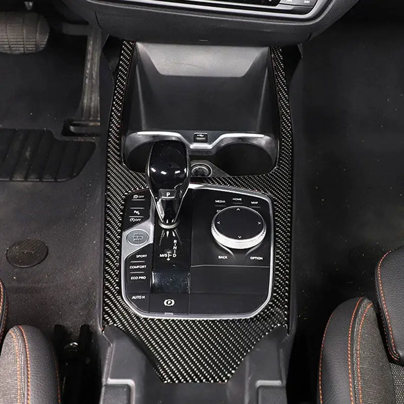 

Soft Carbon Fiber For BMW 1 2 Series F40 F44 2020 2021 2022 2023 Car Center Control Panel Cover Frame Decoration Sticker Trim