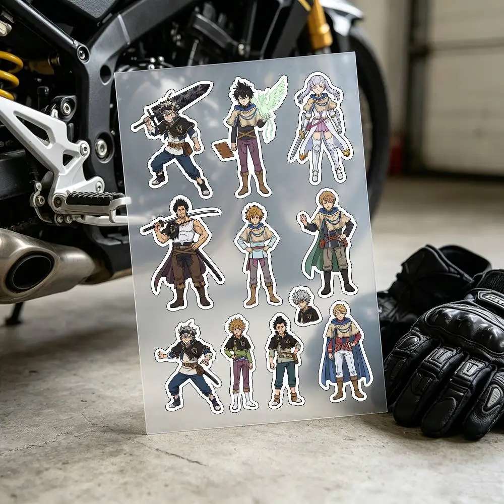 Black Clover Stickers Auto Body Bumper Windows Motorcycle Laptop Walls Vinyl Decal Car Tuning Accessories