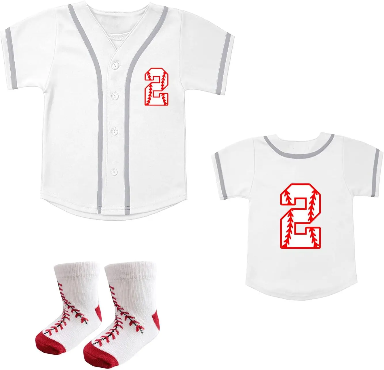 

Детский бейсбольный трикотаж, наряд на день рождения для мальчиков и девочек 2-4 лет, рубашка для софтбола для малышей