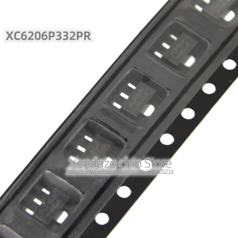 20pcs/lot XC6206P332PR XC6206P332 SOT-89 package Original genuine 3.3V low voltage differential linear regulator chip