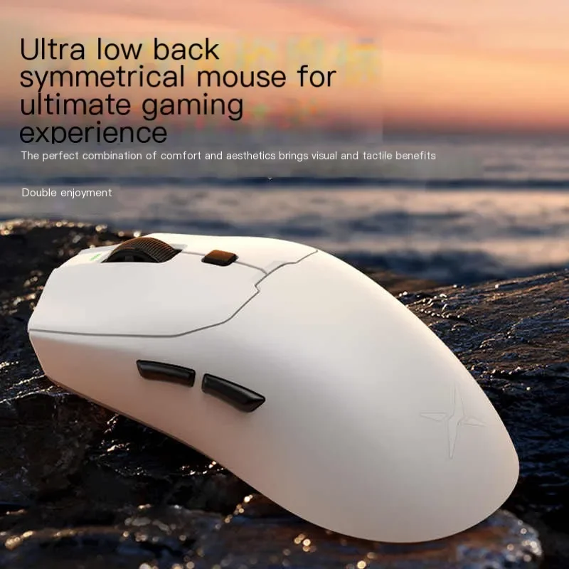 Imagem -02 - Ultra Wireless Gaming Mouse Dual Mode 8k Paw3950 2.4ge Lightpeso pc Game Acessórios Gamer Mice Presentes Delux-m700