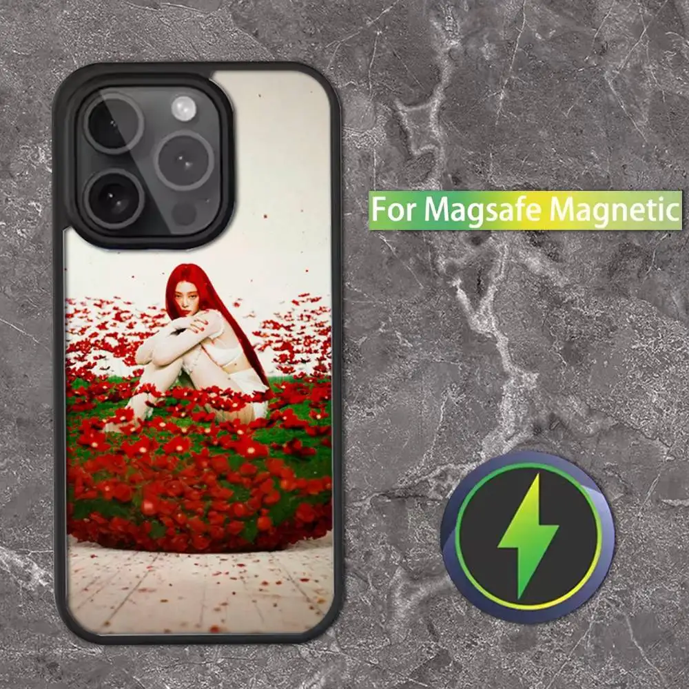 Kpop Ruby J-Jennie Kim Phone Case For iPhone 16,15,14,13,12,11,Pro,Max,Plus,Mini,SE Magsafe Magnetic Wireless Charging #6