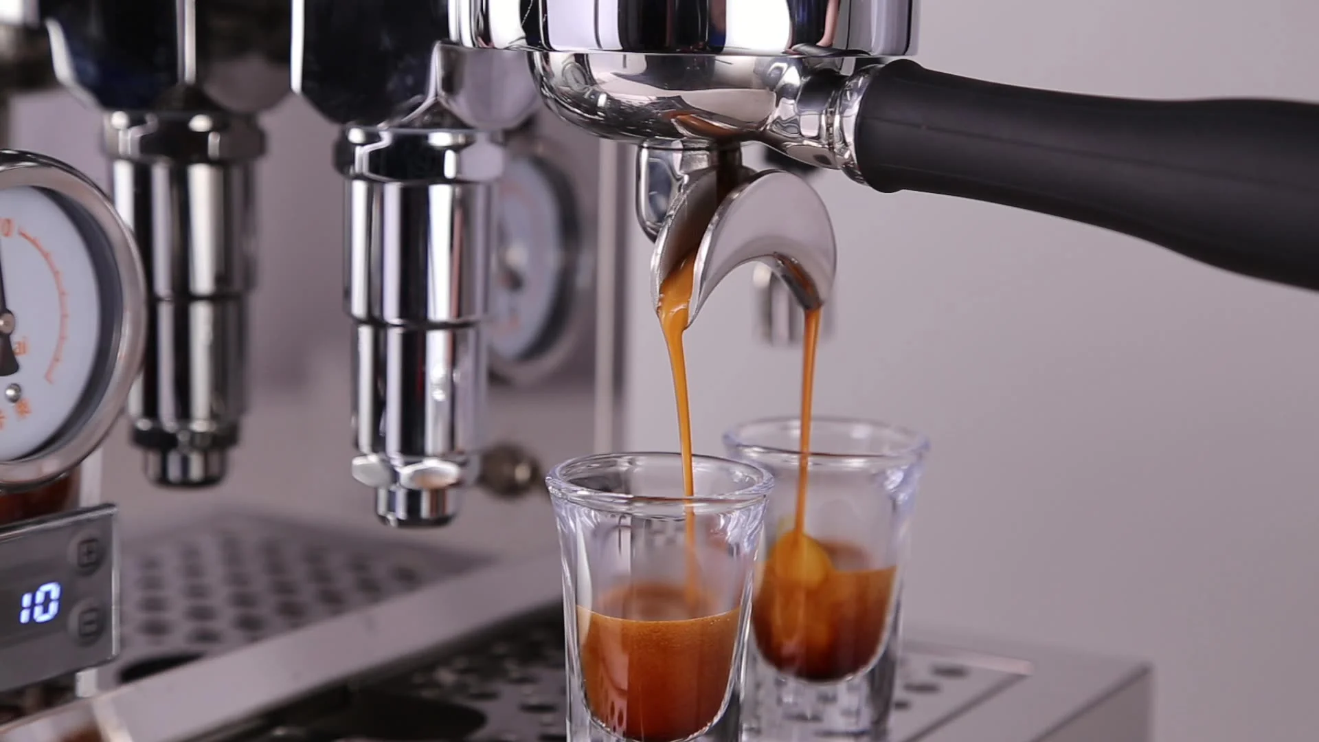 Cafetera expreso semiautomática comercial de 9 Bar, tanque de agua de 2,5l, espuma de leche preremojada, cafetera italiana