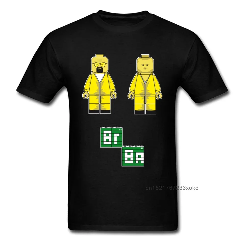 Breaking Brick T-shirt Men Cartoon T Shirt Funny Tops Cute Tshirt Printed Brand New Clothes Cotton Black Tee Shirts GG Game