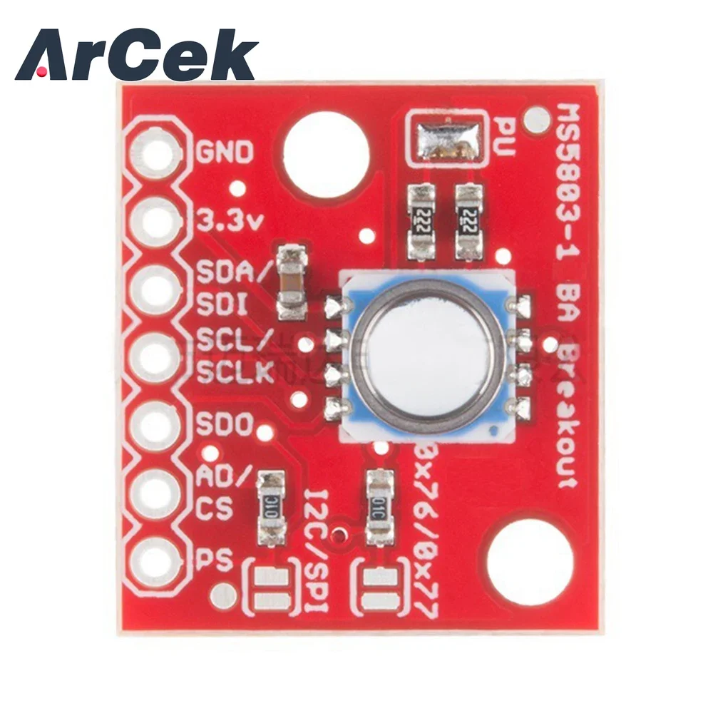 MS5803 MS5803-01BA Sensor Module Waterproof High Precision Fluid Liquid Gas Pressure Temperature Sensors IIC I2C/SPI MS5803 01BA