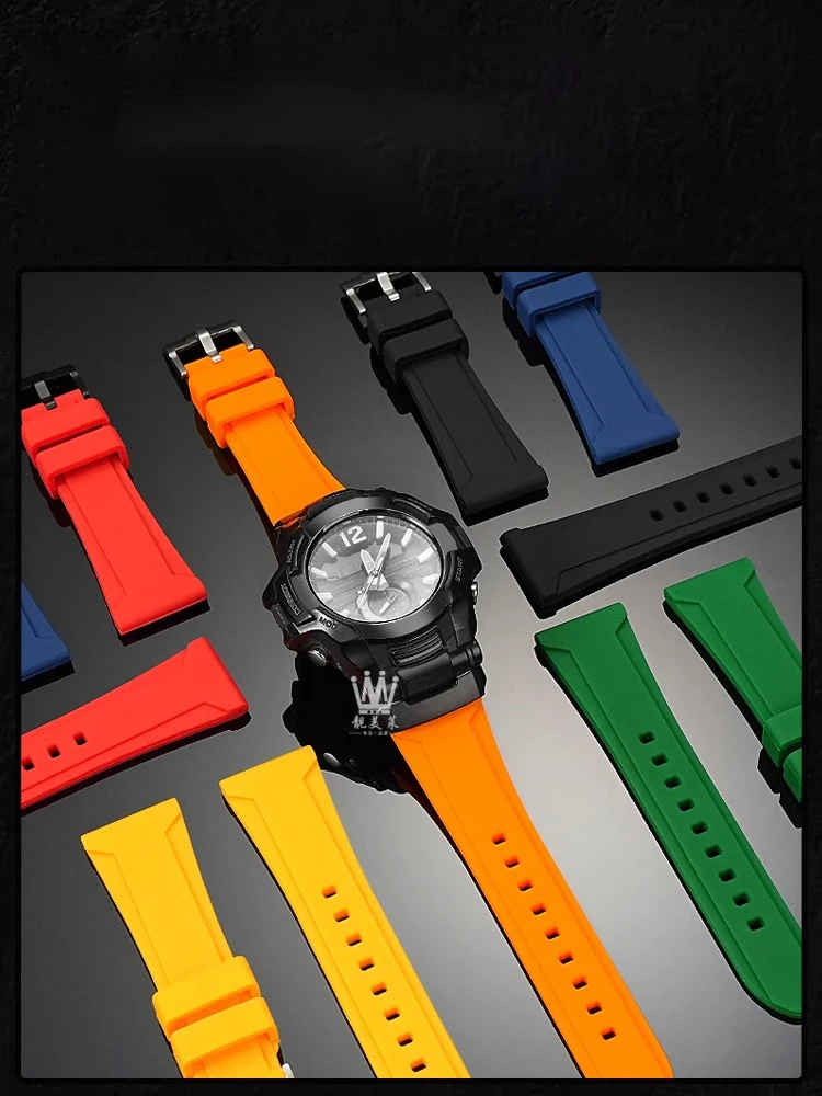Per Casio g-shock 5536 Black Knight gr-b100 cinturino in gomma GR B100 cinturino in silicone modificato GR-B100-1A braccialetto da uomo