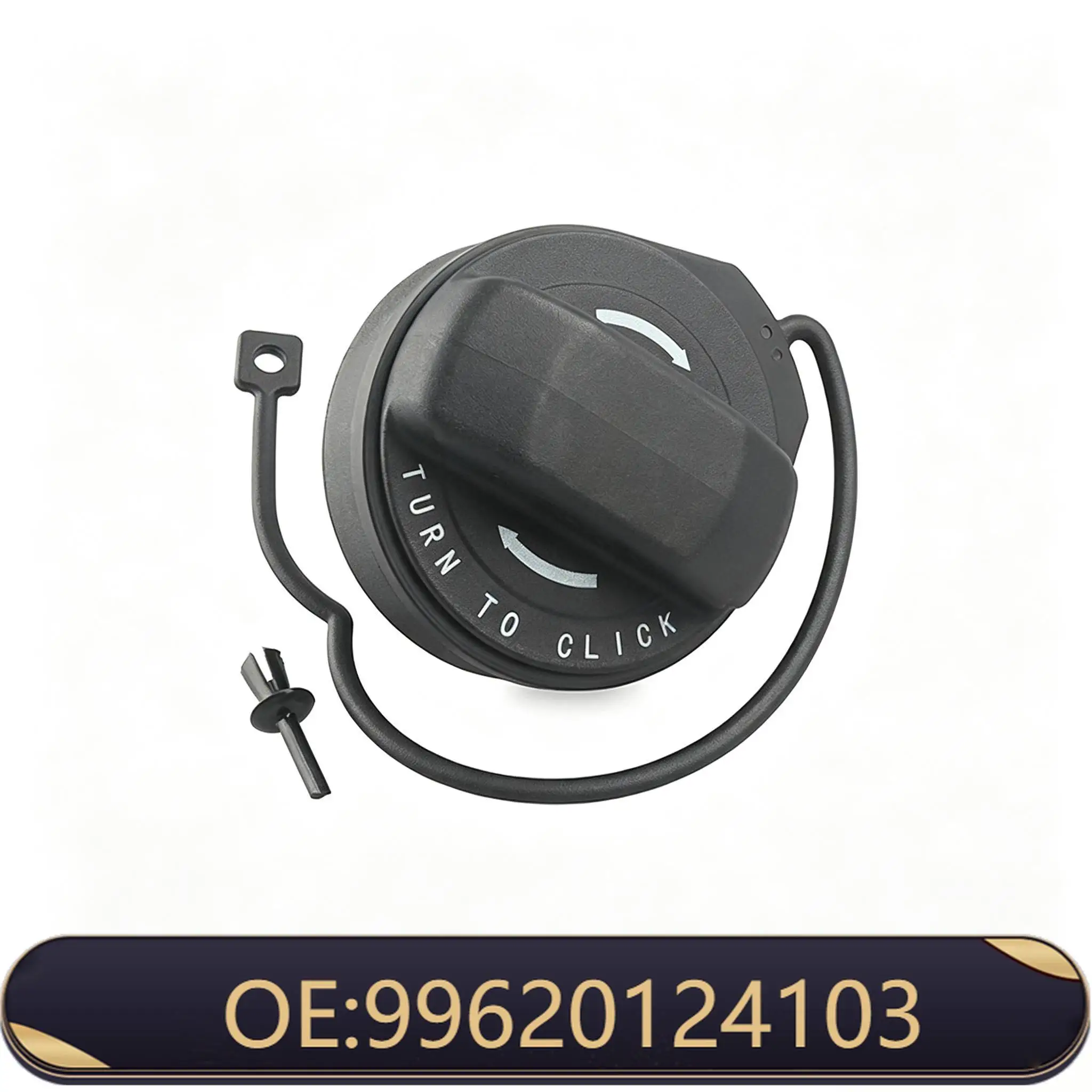 Fuel Filler Gas Cap with Tether Strap OE 99620124103 Replacement Fuel Tank Cap for Porsche 911 996 997 Boxster 986 987 & Cayman
