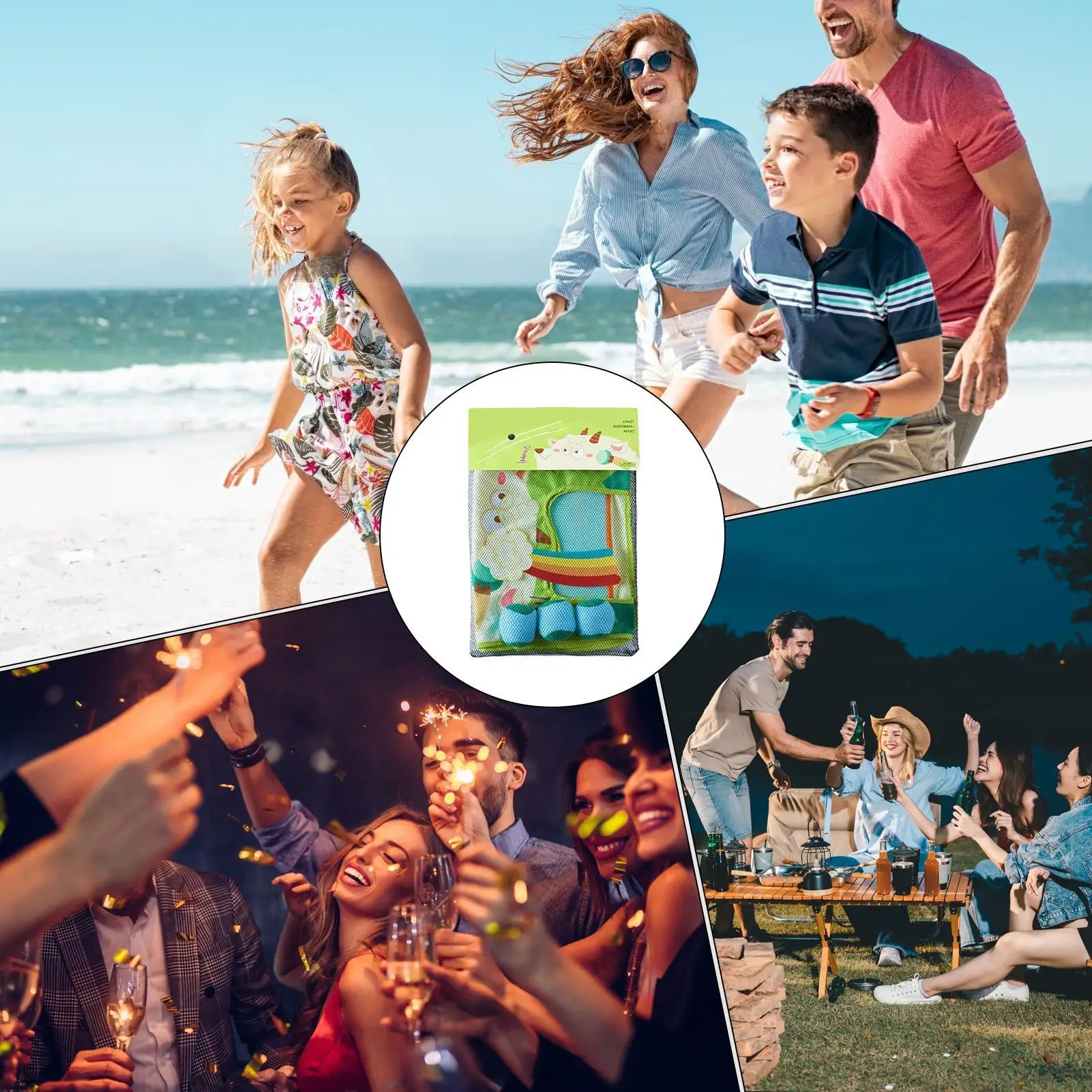 Wurf- und Fangball-Set, klebrige, weiche Wurfbälle, Kinder-Wurfspiele für Outdoor, Hinterhof, Rasen, Strand, Pool, Camping, Reisen