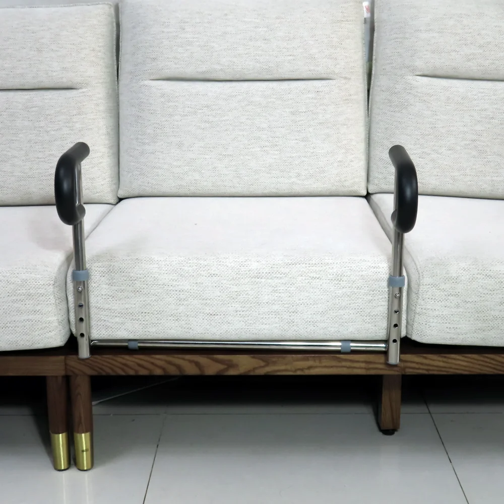 Suporte de sofá para idosos, uso doméstico, apoio de mão, aço inoxidável 304, sem fixação, suporte ajustável, estrutura de apoio de mão de segurança