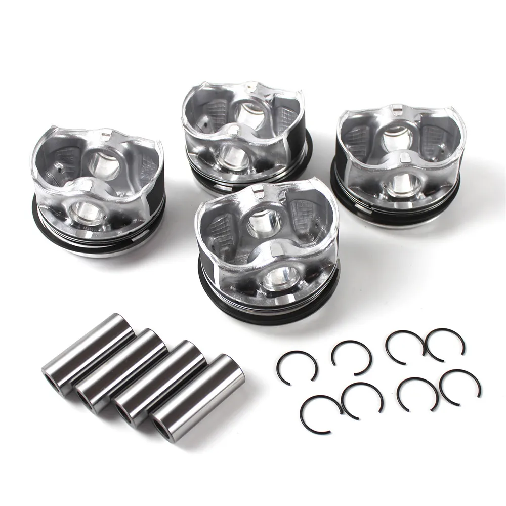 Engine Pistons&Rings 82.51mm Φ21mm For VW GTI Passat Fit Audi A3 2.0 TFSI DOHC EA888