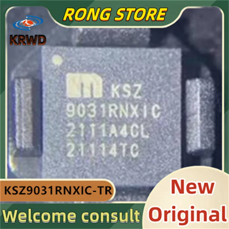 

5PCS KSZ9031RNXIC New and Original Chip IC KSZ9031RNXIC-TR KSZ9031RNXIC KSZ9031 QFN48