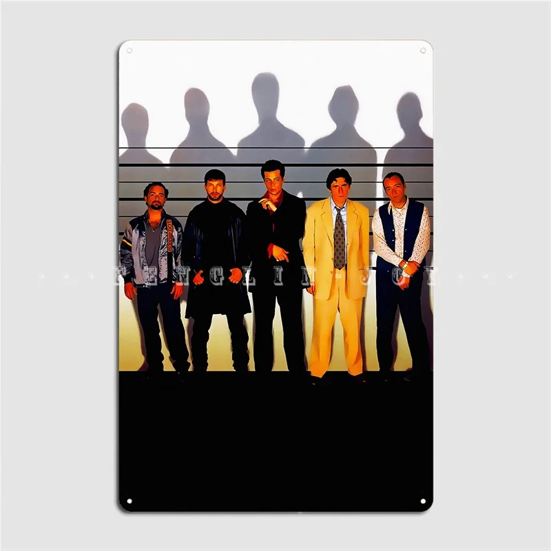 The Usual Suspects Metal Sign Cinema Garage Pub Garage Designing Plaques Tin Sign Poster