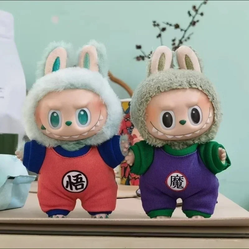 Cartoon Outfit For V1-V3 Labubu Anime Doll Clothing Color Set Doll Dragon Ball Headphones And Shoes Doll Clothing Accessories