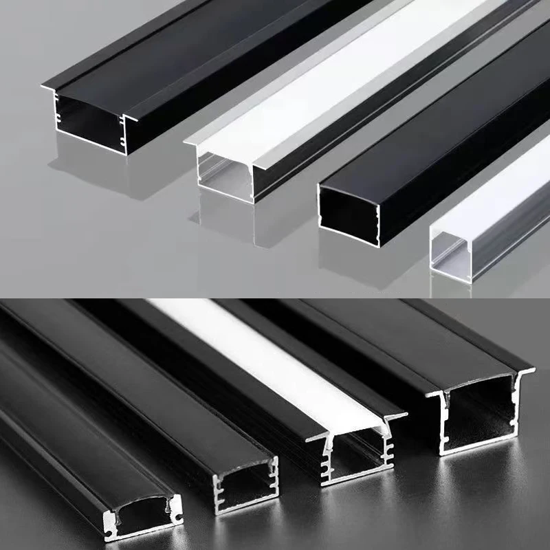 1.5M 5-30PCS Surface Mounted Aluminum Profile Led Strip Hard Bar Light Ceiling Aluminum Channel Linear Lamp