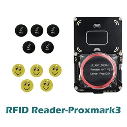 Proxmark3 Rev Kit Programmer 512M Token Duplicator IC ID Clone Copier 125Khz T5577 Badge Reader 13.56Mzh NFC Tag Writer